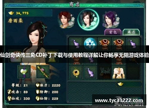 仙剑奇侠传三免CD补丁下载与使用教程详解让你畅享无阻游戏体验